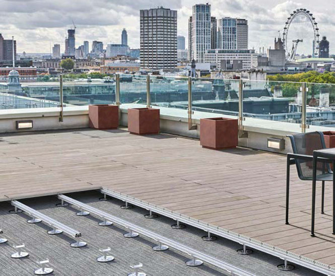 Stopping fire becoming a burning issue on roof terraces