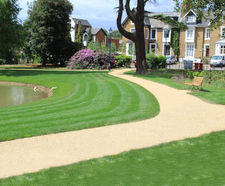 Borderline steel edging used for Herschel Park, Slough