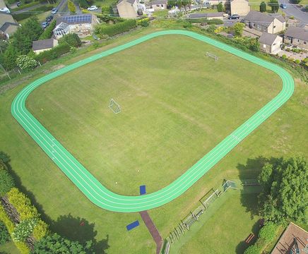 Daily mile tracks for schools