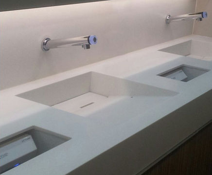 miscea LIGHT® touch-free wall tap with soap dispenser