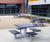 Sheldon recycled plastic picnic table - SPT302 4