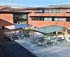 Shelters for Crown Hills Community College, Leicester