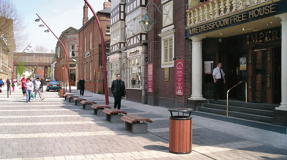 Images for Durable Timber Street Furniture for Walsall Town Centre