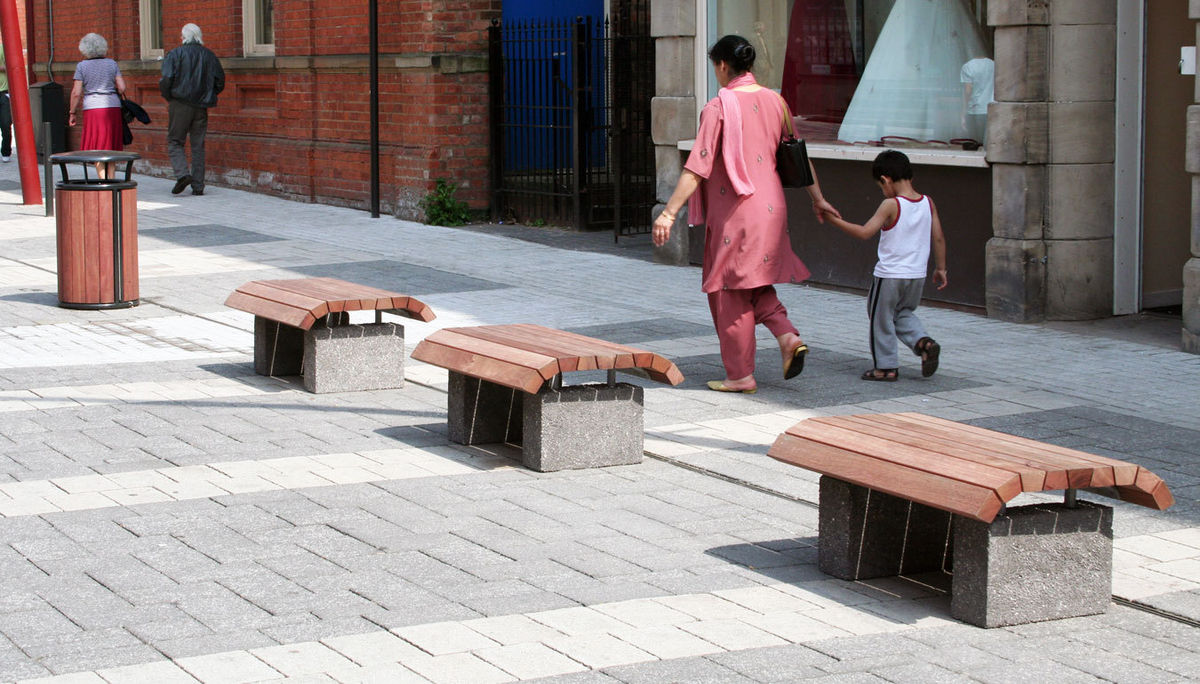 Images for Durable Timber Street Furniture for Walsall Town Centre