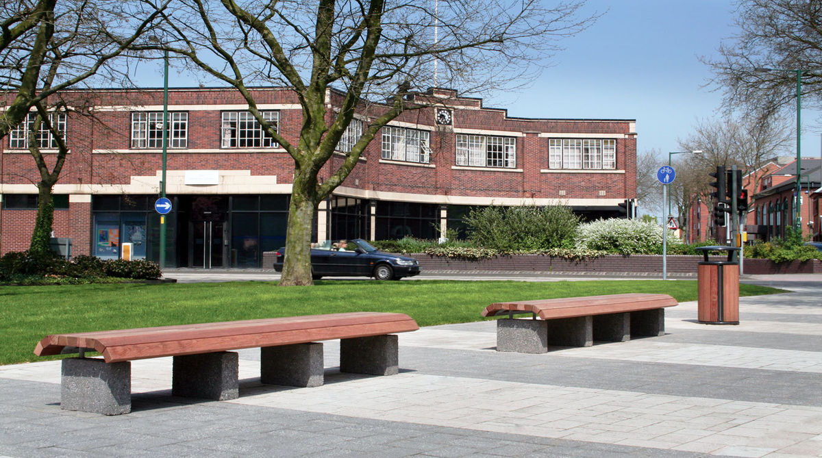 Images for Durable Timber Street Furniture for Walsall Town Centre
