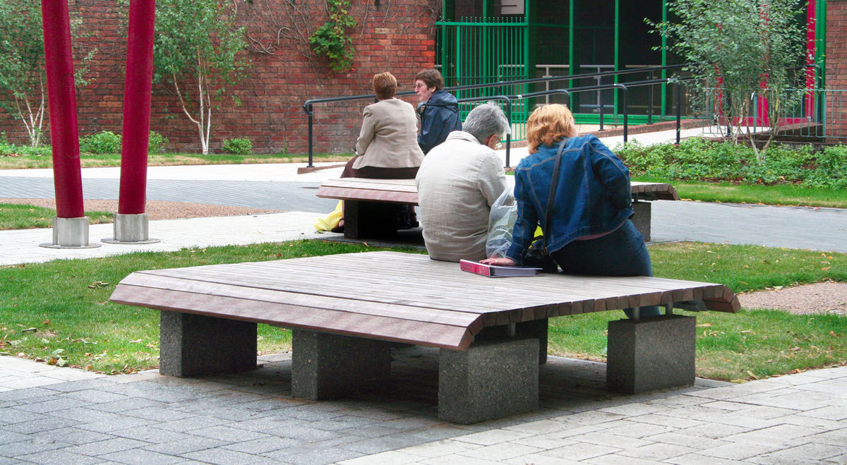Images for Durable Timber Street Furniture for Walsall Town Centre