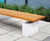 Canopies, Concrete Street Furniture & Timber Cubes 1