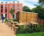 Compact Student Accommodation Courtyard Solution