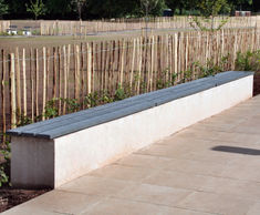 Sheldon Wall Mounted Timber Topped Bench - SBN308
