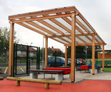 Outdoor Teaching Canopy with Street Furniture Elements - on this page