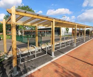 Street furniture package for Maiden Erlegh School