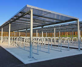 Robust Cycle Shelters for Large Academy School