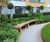 Bespoke Hardwood Spiral Bench for Community Garden 1