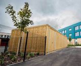 Timber cycle shelter for Portsmouth UTC - on this page