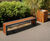 Langley Steel Framed Bench - LBN117 3