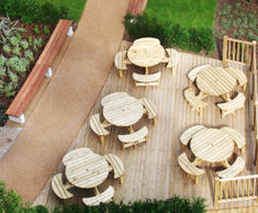 Sheldon All Timber Picnic Table - SPT306