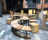 Bespoke outdoor furniture for newly refurbished offices - on this page
