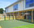 Covered walkway and street furniture for new school 2
