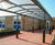 Canopies, covered walkways and planter/seats for school 6