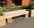 Sheldon Rustic Timber Bench - SBN317 1