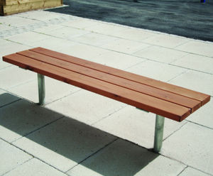 Sheldon Timber Topped Bench - SBN300