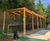 Sedum Roof Timber Cycle Shelter for New Housing Project 4