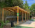 Sedum Roof Timber Cycle Shelter for New Housing Project 1