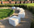 Concrete Benching for War Memorial in Swindon 1