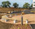 Bespoke canopy and external furniture for new academy 2