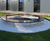 Sheldon curved timber-topped bench - SBN307 5