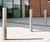 Malford Bollard MBD203 - large-diameter fixed steel security bollard 0