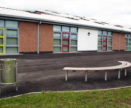 High specification outdoor furniture for primary school