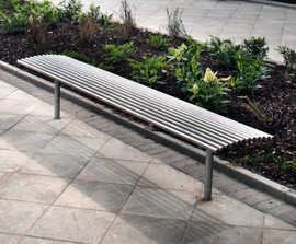 Malford Stainless Steel Bench - MBN203