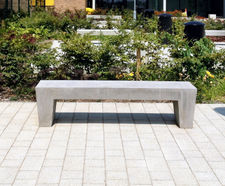 Pewsham Solid Pre Cast Concrete Bench - PBN405