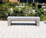 Pewsham Solid Pre Cast Concrete Bench - PBN405