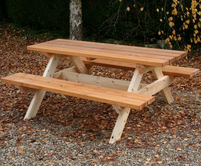 Sheldon Timber Picnic Table SPT315 Langley Design Street Furniture