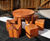Sheldon Single Seater Cubed Bench Pod - SBN313 5
