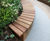 Sheldon all-timber curved bench - SBN339 4