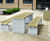 Sheldon Plinth Mounted Timber Picnic Table - SPT311 1