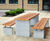 Sheldon Plinth Mounted Timber Picnic Table - SPT311 2