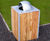 Sheldon Steel Frame Timber Litter Bin - SLC302 0