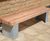 Langley Bench with Steel Plinth Type Legs - LBN107 1