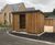 Cycle shelter and bin store for new housing development 3