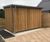 Cycle shelter and bin store for new housing development 5