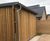 Cycle shelter and bin store for new housing development 8