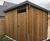 Cycle shelter and bin store for new housing development 10