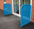 Malford MDB202 - steel door barrier with perforated aluminium infill panel 8