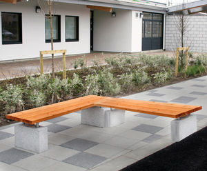 Sheldon Plinth Mounted Bench - SBN304