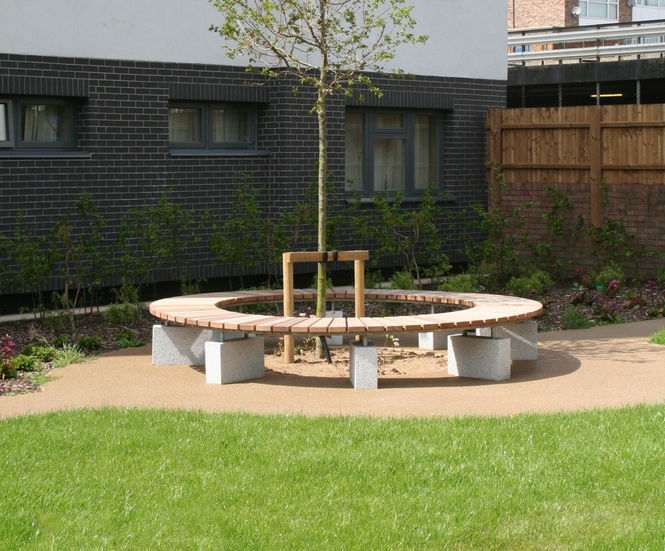Sheldon Circular Bench - SBN335