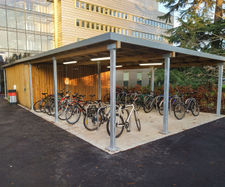 Cycle parking and shelters for university library refurb
